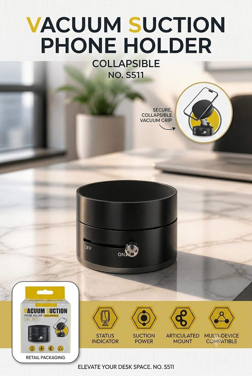 Car Phone holder (Vacuum Suction) - Image 5