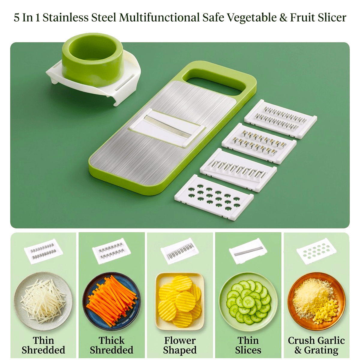 5in1 Multifunctional Vegetable Cutter - Image 6