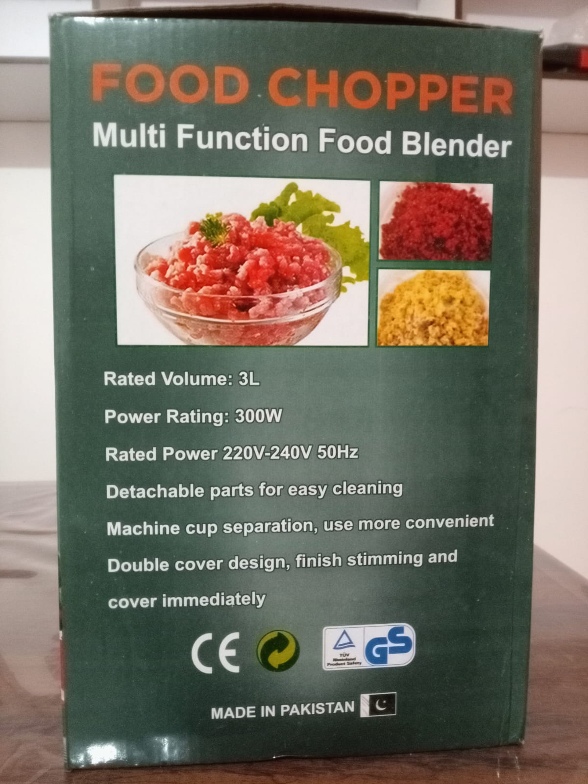 Electric Chopper Meat Grinder - Grains Pulses Grinder Effective Motor - Qeema Machine - Image 7