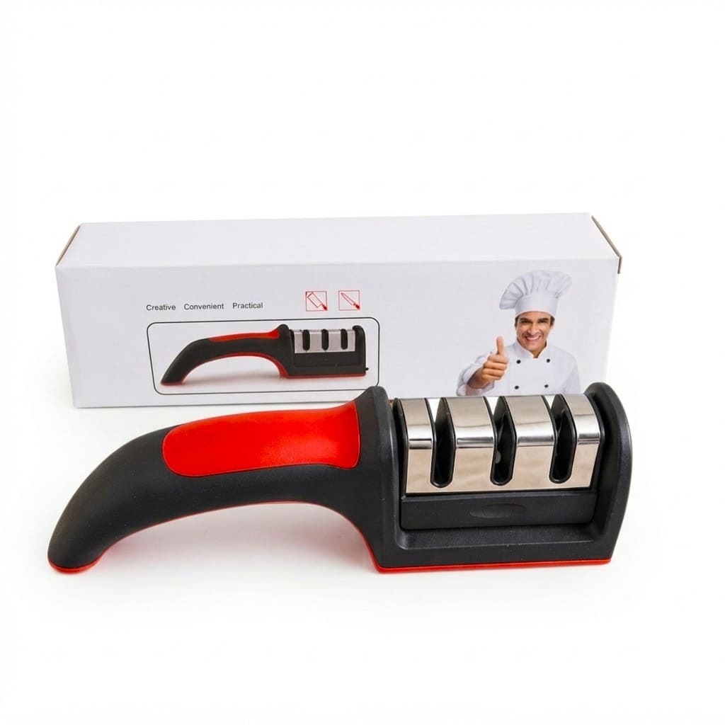 Knife Sharpener 3 Stage Manual Kitchen Sharpener