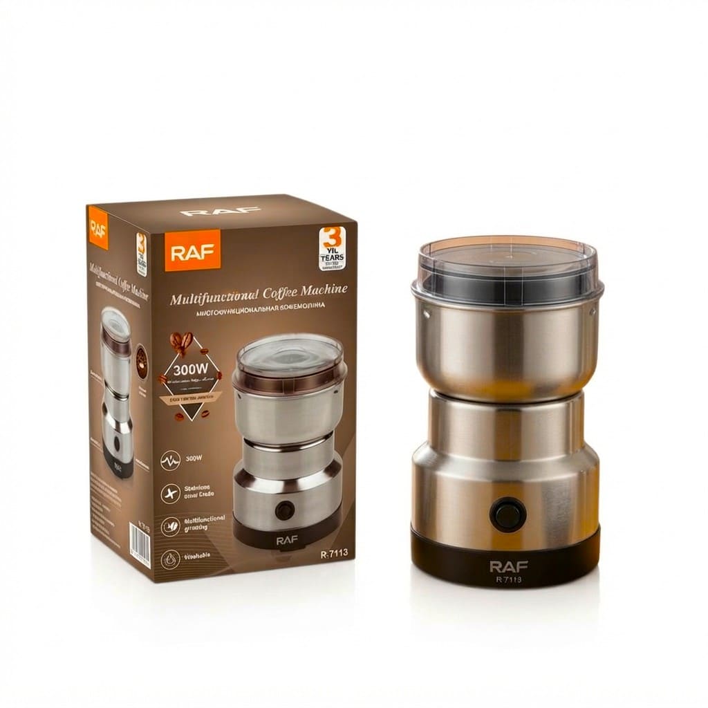 Multifunctional Electric Grinder RAF Electric Spice Grinder 300W Coffee Grinder Electric Masala Grinder Stainless Steel Coffee Grinder