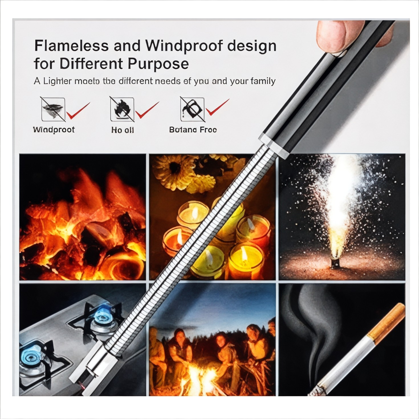 USB Rechargeable Electric Arc Lighter