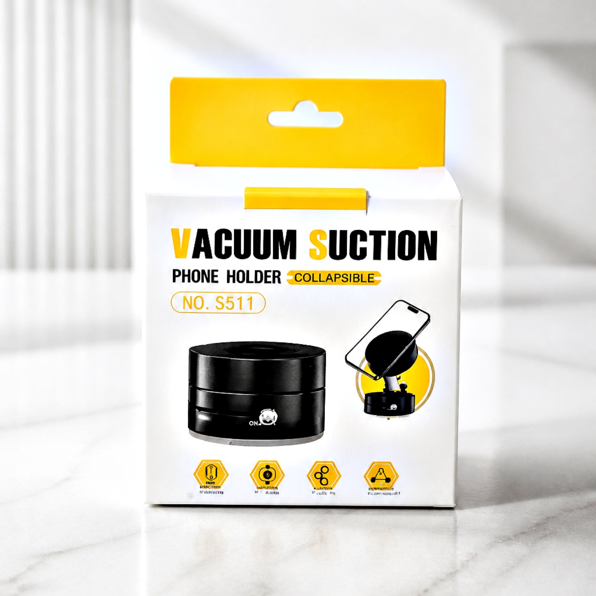 Car Phone holder (Vacuum Suction) - Image 4