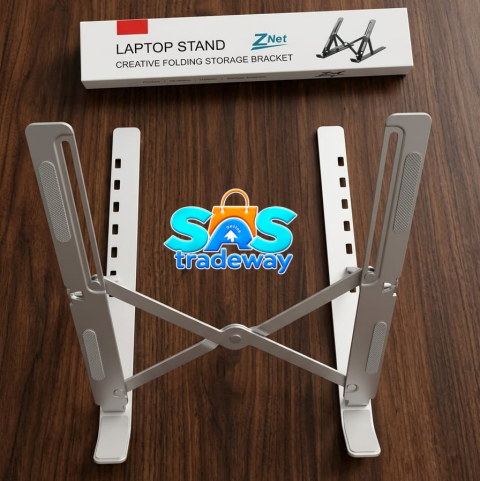 Foldable Laptop Metal Stand front view