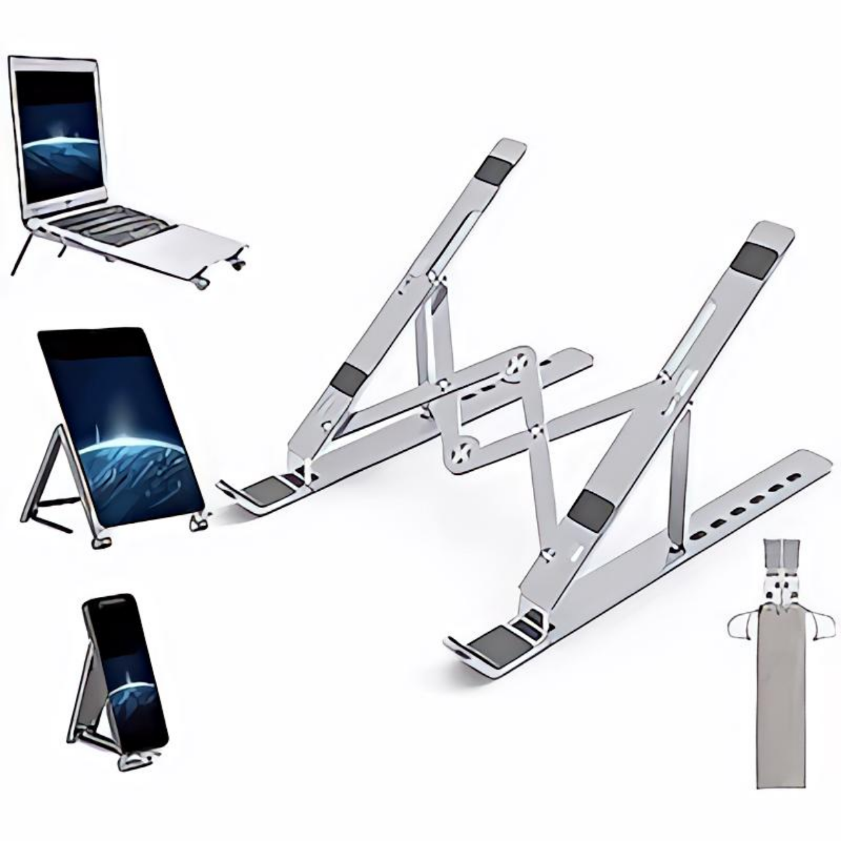 Portable Laptop Metal Stand