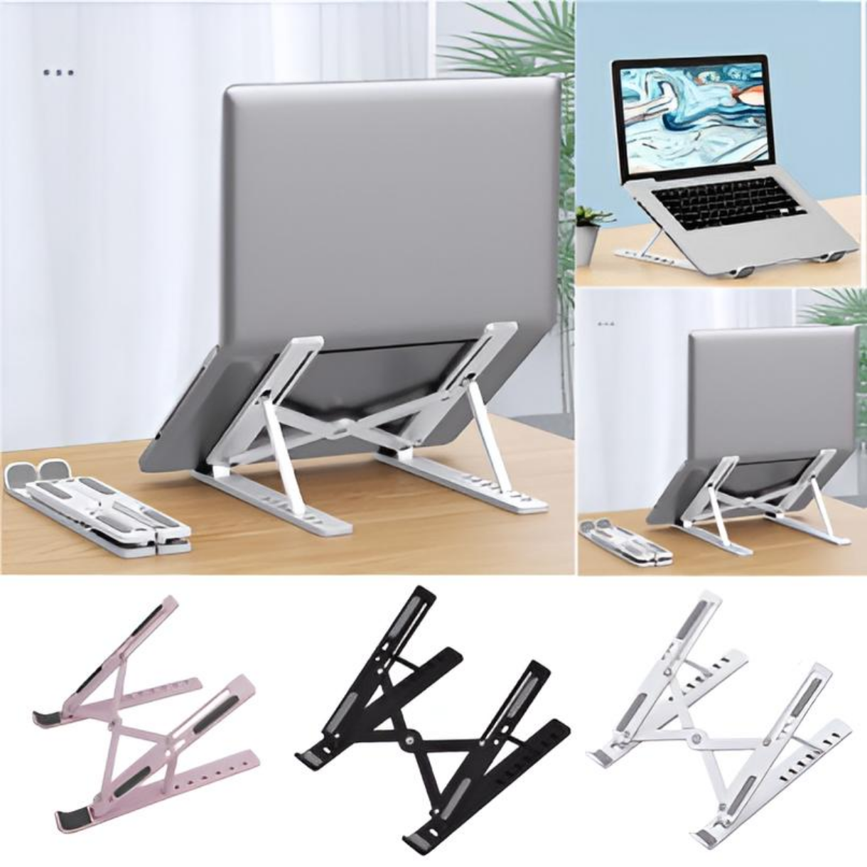 Foldable Metal Laptop Stand for Office