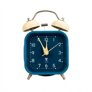 Fashion Alarm Clock Twin Bell Retro Analog Clock